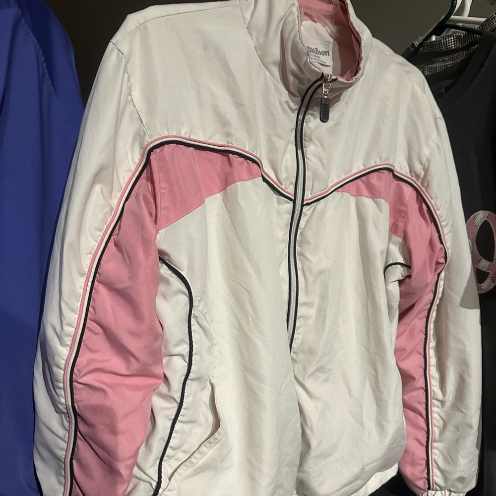 Wilson White and Pink Ski Jacket